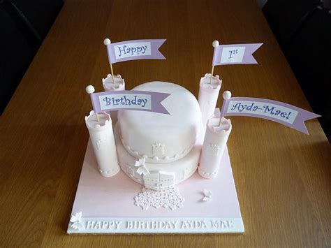 All Pink Princess Castle Decorated Cake By Sharon Todd Cakesdecor