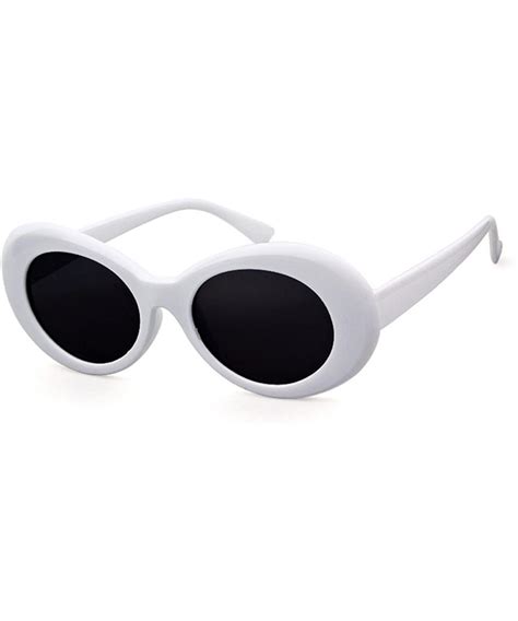 Clout Goggles Retro Vintage Oval Kurt Cobain Inspired Sunglasses Thick