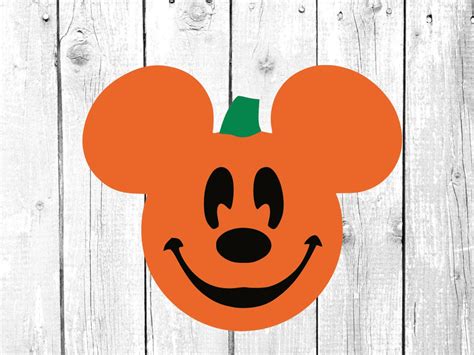 Mickey Mouse Pumpkin Svg Halloween Svg Cut Files Cricut Etsy Canada