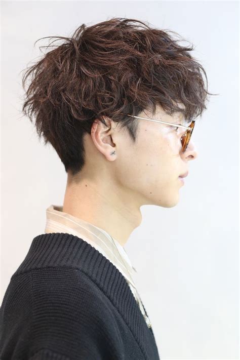 Short Wavy Hair Male Asian Perm Cortes Permed Ondulado Rizado