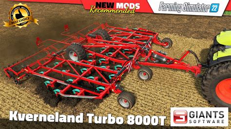 FS22 Kverneland Turbo 8000T UPDATE Farming Simulator 22 New Mods