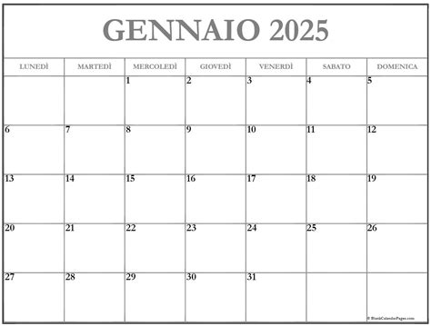 Calendario 2025 Pdf Da Stampare Dosi Kettie