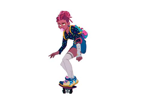 Skater Girl - Animated on Behance