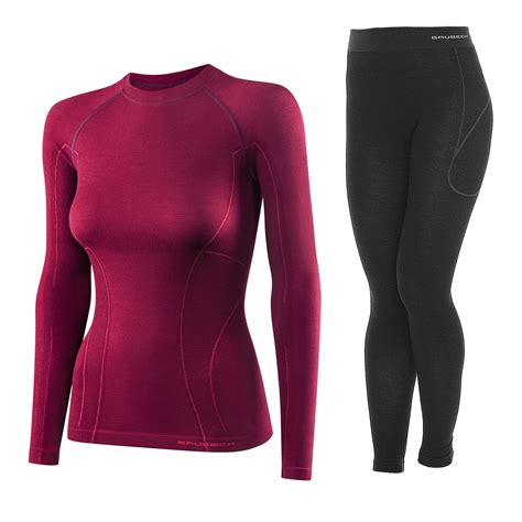 Bielizna Termiczna Damska Brubeck Active Wool M Ls W