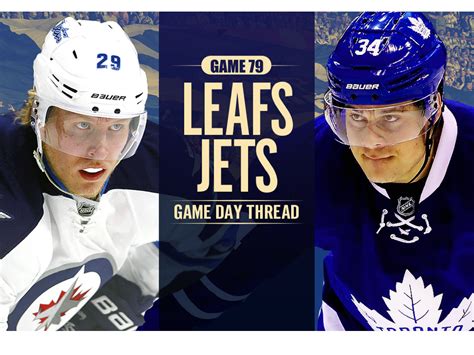 Toronto Maple Leafs Vs Winnipeg Jets Game 79 Preview Projected