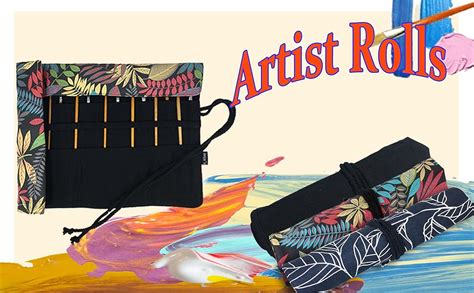 Amazon A AIFAMY 30 Pockets Artist Paint Brush Roll Up Bag Holder