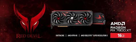 Amazon PowerColor Red Devil AMD Radeon RX 7800 XT 16GB GDDR6