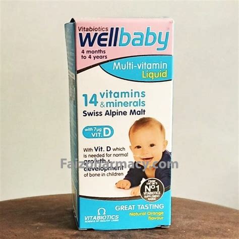 Vitabiotics Wellbaby Multi Vitamin And Mineral Liquid 150ml Faiz