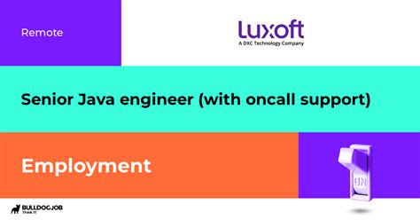 Senior Java Engineer With Oncall Support Remote Luxoft Dxc