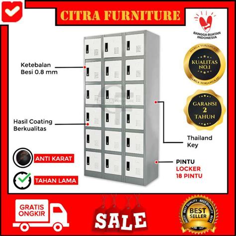 Jual Lemari Loker Besi 18 Pintulocker Kantor Dokumen File Di Seller