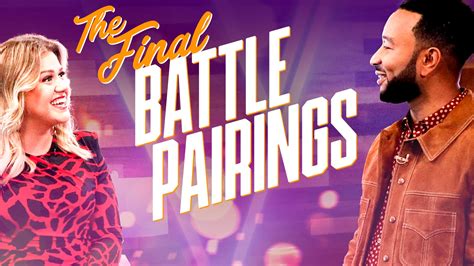 Watch The Voice Web Exclusive The Final Battle Pairings Are Revealed By The Coaches The Voice