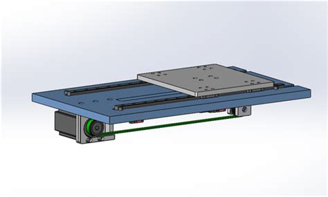 同步带运动模组3d模型下载 三维模型 Solidworks模型 制造云 产品模型