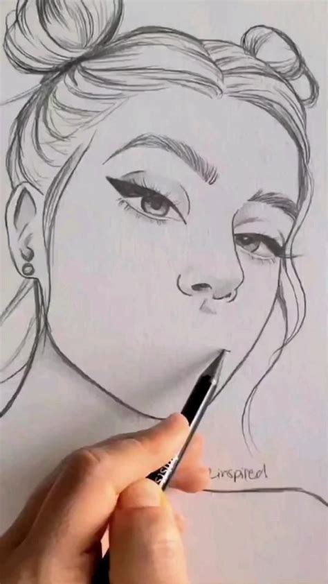 Pintura Al Carbn Dibujo De Rostro Dibujos Faciales Dibujo De La Cara