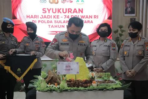 Syukuran Hari Jadi Ke 74 Polwan RI Kapolda Sulawesi Utara Momen