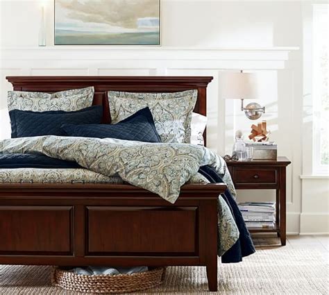 Blue Mackenna Paisley Percale Patterned Duvet Cover Sham Bedroom