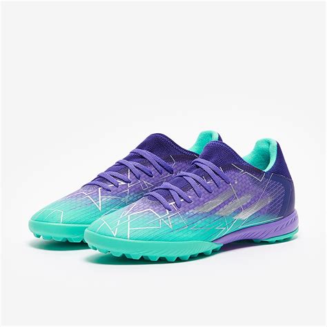 Adidas X Speedflow3 Tf Purple Rushsilver Metallicmint Rush Mens