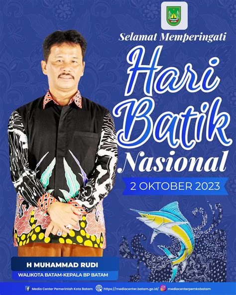 Hari Batik Nasional 2023 Wali Kota Bangga Warisan Indonesia