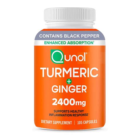 Qunol® Turmeric 2400mg With Ginger And Black Pepper