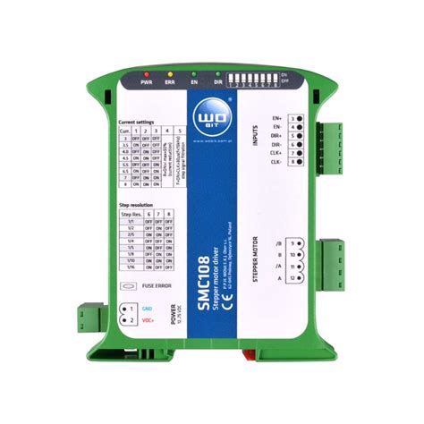 WObit SMC108 WP V2 Stepper Motor Controller 8A 75VDC 1 16 Steps