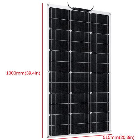 Pannello Solare Cella Monocristallina Flessibile Caricabatterie 18V Per