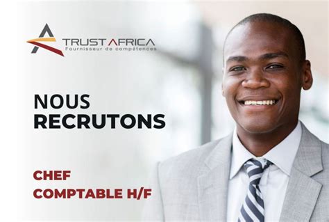 Trust Recrute Chef Comptable H F Y A Bara Offres D Emplois Et Stages