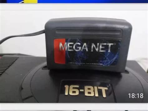 Modem Meganet Mega Drive Cartucho Raro Mega Net Tectoy Sega