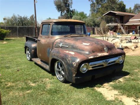 Sell Used 1956 Ford F 100 Pick Up Patina Rat Rod Camaro Clip 350350