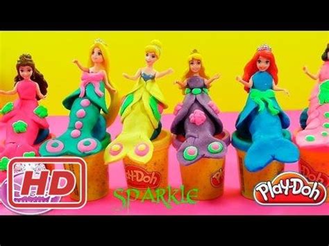 Mermaid With Play Doh Sparkle Of Disney Princess Ariel Elsa Anna