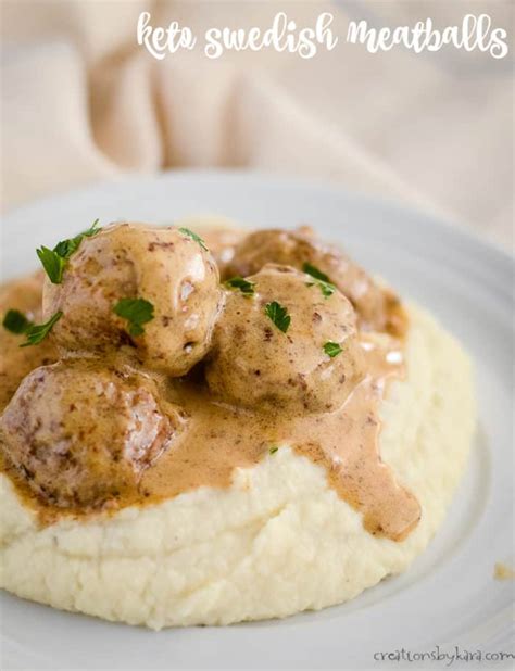 Keto Swedish Meatballs Recipe Creations By Kara