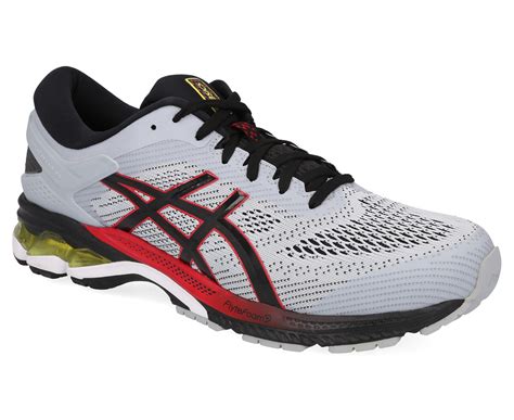 Asics Men S Gel Kayano 26 Running Shoes Piedmont Grey Black Nz