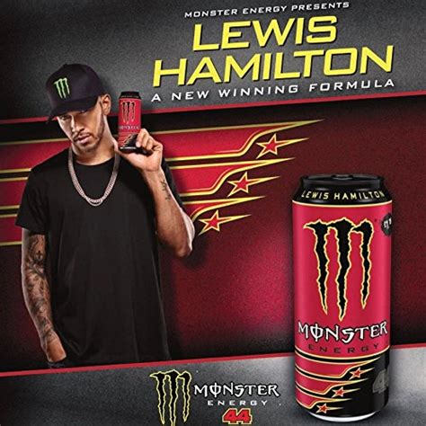 Lewis Hamilton LH44 Monster Energy Drink 500ml (Pack of 24) - Formula 1 Merchandise Store | F1 ...