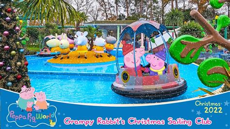 Grampy Rabbit S Sailing Club Christmas Ride At Peppa Pig World Dec