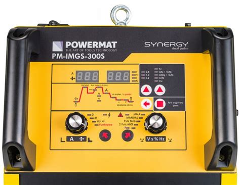 Spawarka Migomat POWERMAT PM IMGS 300S SYNERGY DUAL PULSE MIG MAG MMA