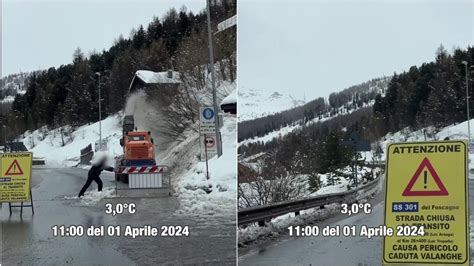 Livigno Isolata Per Il Maltempo La Polizia Locale Chiude Il Passo Del