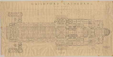 Internal Layout Guildford Cathedral Archive