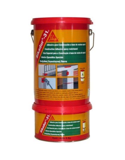 Sikadur® 31 Adhesivo Epoxico Unidad 1 Kg Y 5 Kg Materiales Y