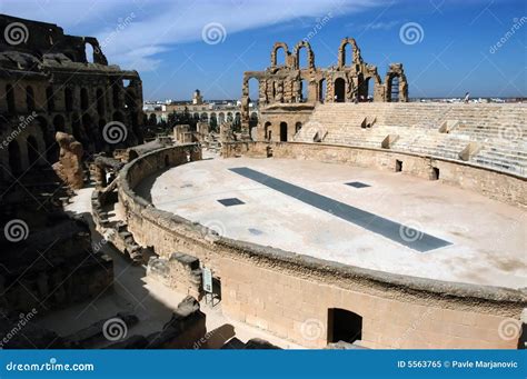 El Jem in Tunisia stock image. Image of ancient, byzantine - 5563765