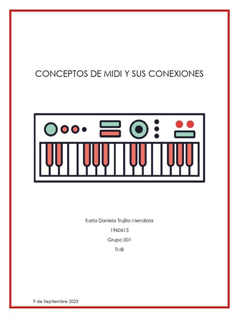 Conceptos De Midi Y Sus Conexiones Pdf Ciencias De La Computación