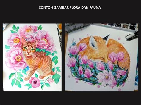 Membuat Gambar Flora Fauna Kurikulum Smpn 06 Batu