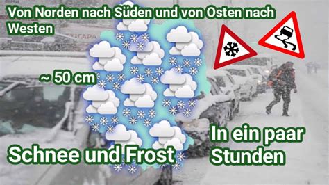 wetter in Deutschland In Kürze wird ein Polarsturm mit Schnee über