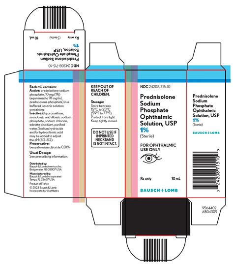 Dailymed Prednisolone Sodium Phosphate Solution Drops