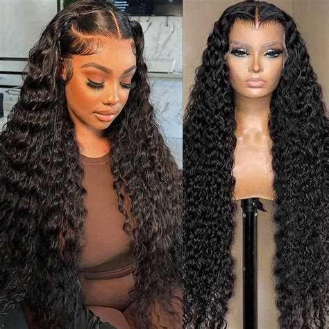 Alionly 32 Inch 13x6 Lace Front Wigs Human Hair 200