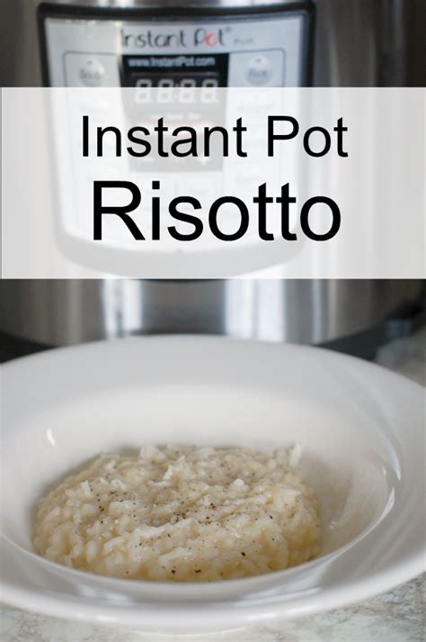 Instant Pot Risotto in a matter of minutes - Eat at Home