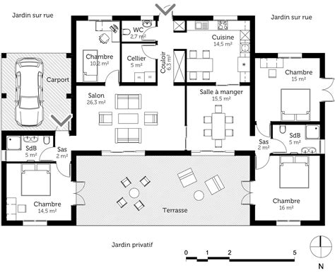 Plan Maison De Plain Pied M Ooreka