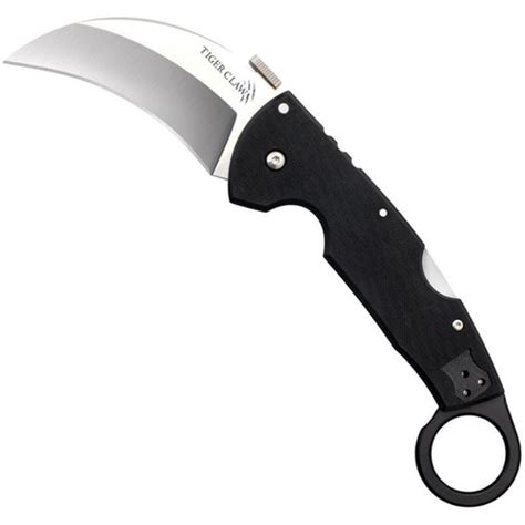 Cold Steel Tiger Claw Lockback Knife Karambit S35vn Satin Blade Bladeops