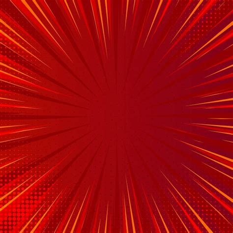 Fundo Vermelho Em Quadrinhos Moderno Free Vector Freepik