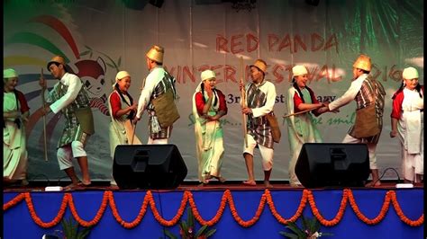 Red Panda Winter Festival 2016 Lepcha Folk Dance Gangtok Sikkim