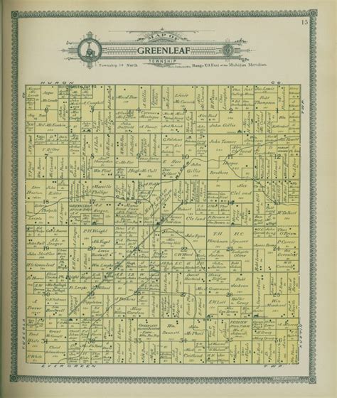 Standard Atlas Of Sanilac County Michigan Including A Plat Book Of