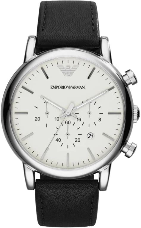 Emporio Armani Orologio Uomo Movimento Cronografo Al Quarzo Cassa In