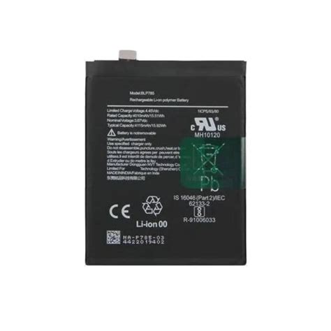 Original Battery For Oneplus Nord Blp Replacement